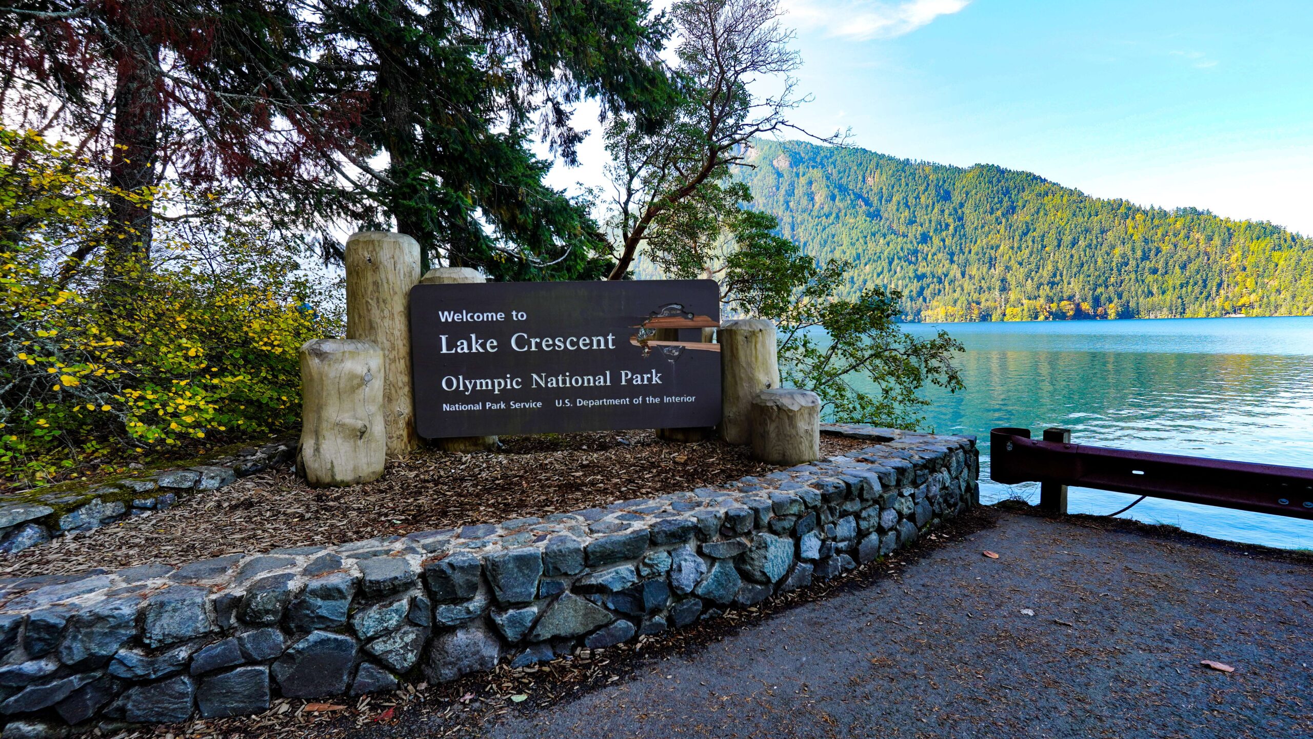 Lake Crescent Entrance Washington